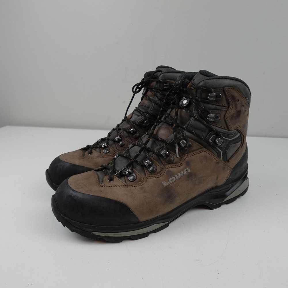 Lowa Camino Evo GTX Boots Mens Size 13 Brown Leather Gore-Tex Vibram Hiking
